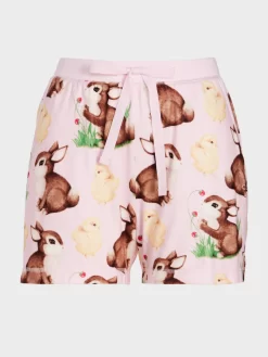 Bunny And Chick Pointelle Long Short -Pajama Shop 810099 multi maq t scaled
