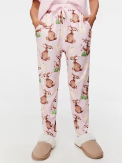 Bunny And Chick Pointelle Tapered Pj Pant 6 Bunny And Chick Pointelle Tapered Pj Pant -Pajama Shop 810386 multi back2 t scaled