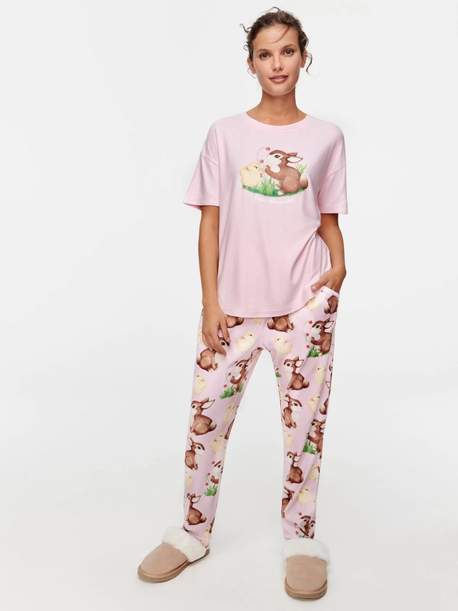 Bunny And Chick Pointelle Tee 3 Bunny And Chick Pointelle Tee - Image 3