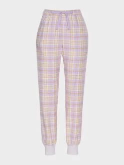 Lilac Check Cuff Flannelette Pj Pant 7 Lilac Check Cuff Flannelette Pj Pant -Pajama Shop 810906 multi maq t scaled