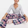 Multi Check Flannelette Classic Pj Pant