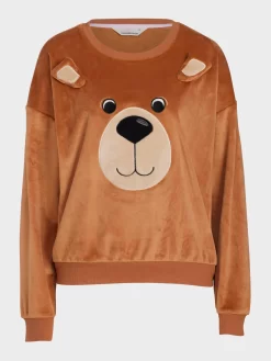 Bear Sweater -Pajama Shop 810910 brown maq t scaled