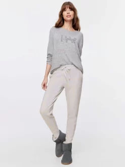 Caramel Windowpane Penny Pj Pant