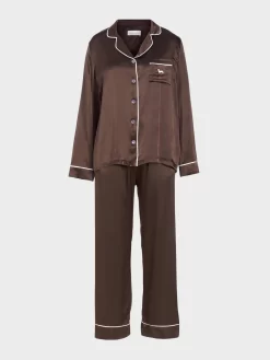 Chocolate Mulberry Silk Pj Set With Eye Mask 10 Chocolate Mulberry Silk Pj Set With Eye Mask -Pajama Shop 811211 multi maq t scaled