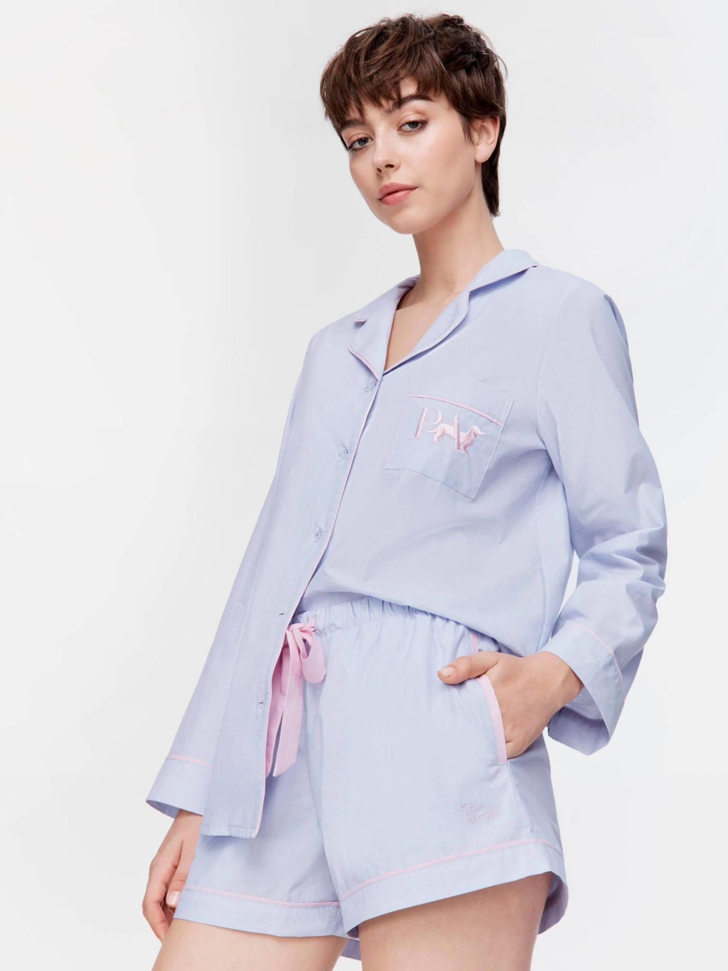 Lilac Tuxedo Mid Short 1 Lilac Tuxedo Mid Short