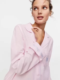 Pink Long Sleeve Classic Pj Set -Pajama Shop 811216 multi back3 t scaled