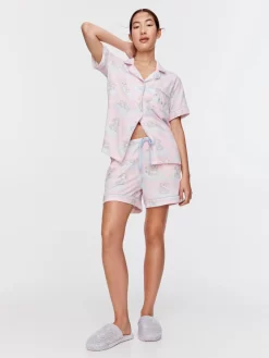 Thumper Plush Shortie Pj Set -Pajama Shop 811300 multi back3 t scaled