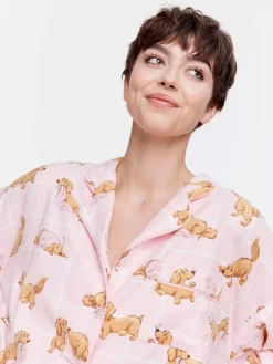 Painted Penny Bamboo Flannelette Long Sleeve Pj Set