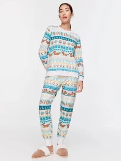 Penny Fair Isle Sweater -Pajama Shop 811385 multi back2 t scaled