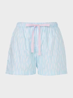 Blue Sketch Short -Pajama Shop 811668 multi maq t scaled