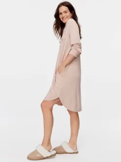 Super Comfy Nightshirt -Pajama Shop 811732 caramel back2 t scaled