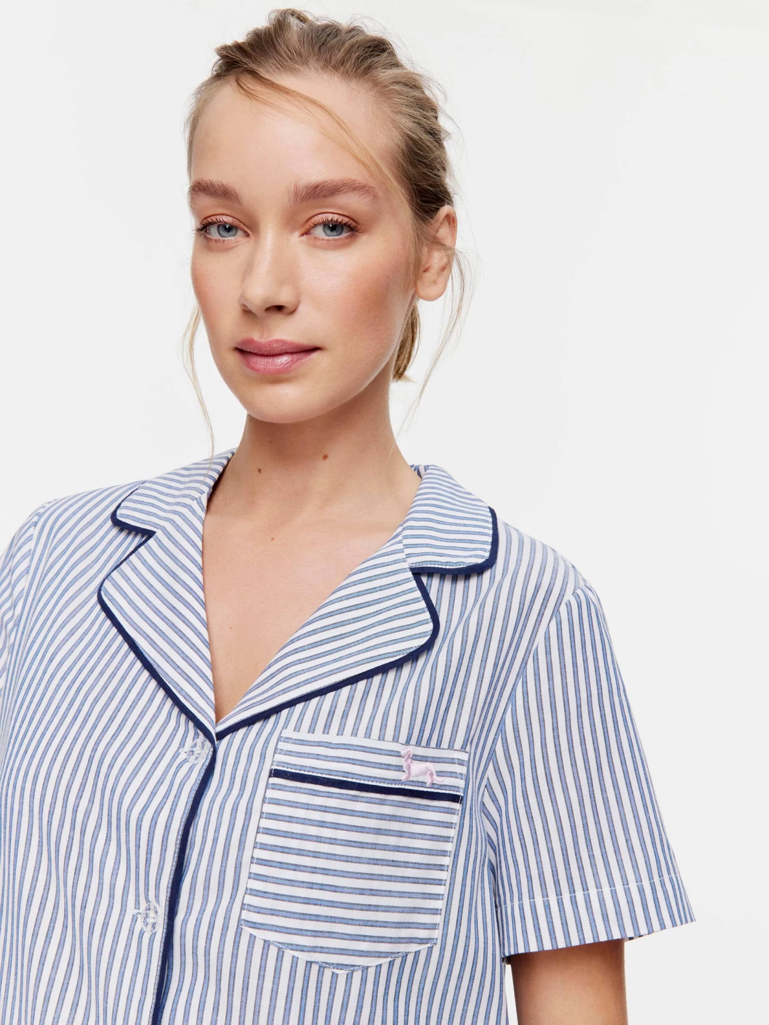 Full Length Check Nightie 2 Full Length Check Nightie - Image 2