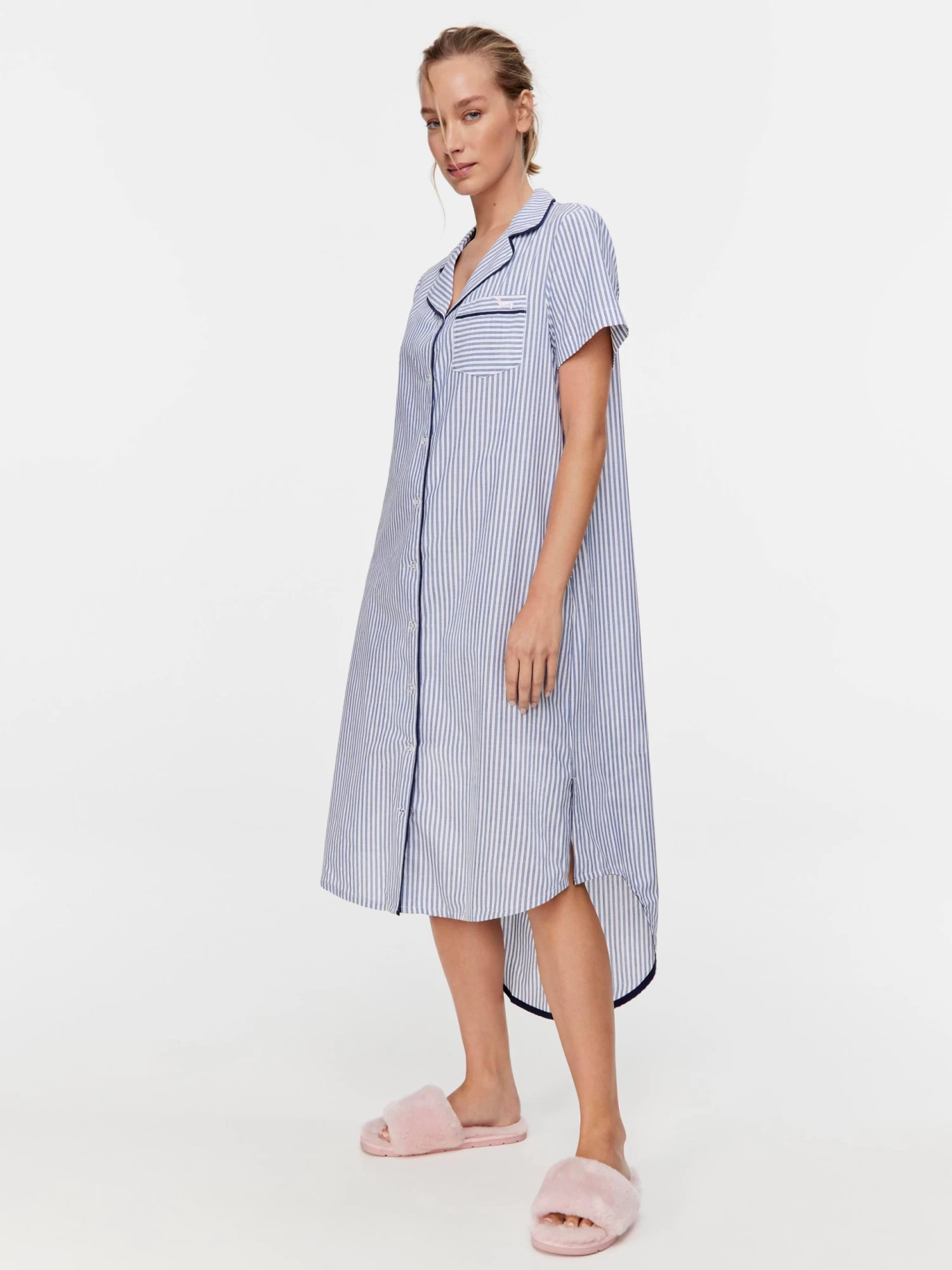Full Length Check Nightie 1 Full Length Check Nightie