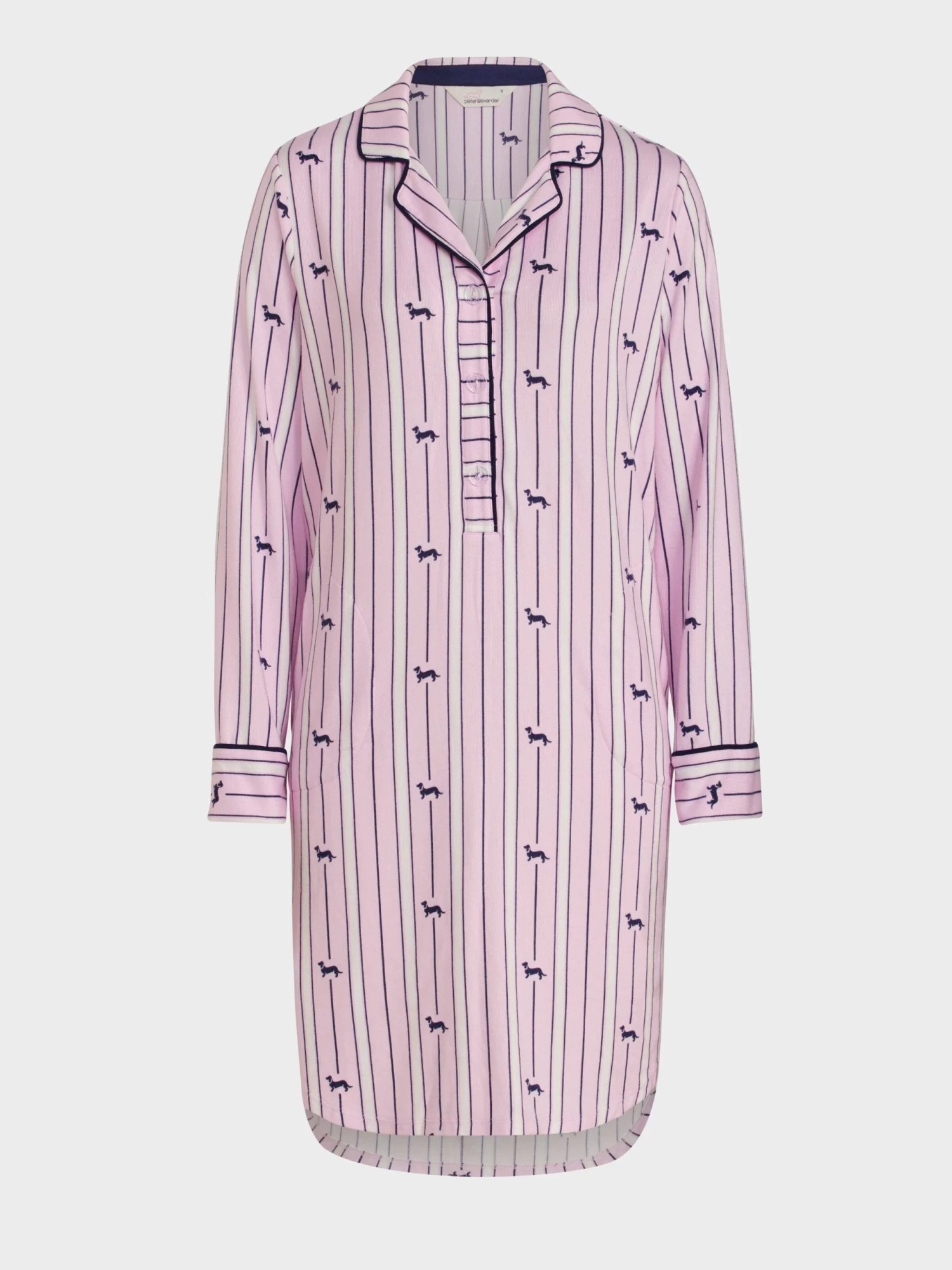 Penny Stripe Plush Nightie 4 Penny Stripe Plush Nightie - Image 4