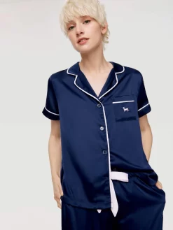 Tux Luxe Satin Short Sleeve Shirt