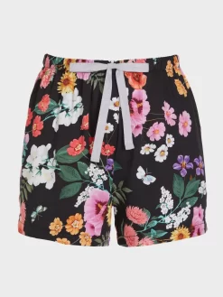 Black Floral Short -Pajama Shop 812265 multi maq t scaled