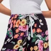 Black Floral Short