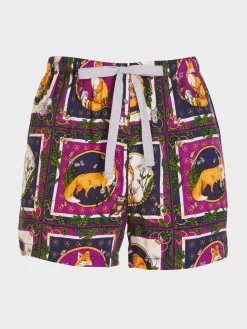 Fox Tile Mid Short -Pajama Shop 812275 multi maq t scaled