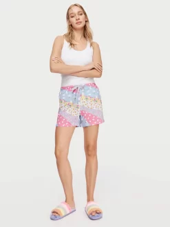 Floral Mid Short -Pajama Shop 812276 multi back2 t scaled