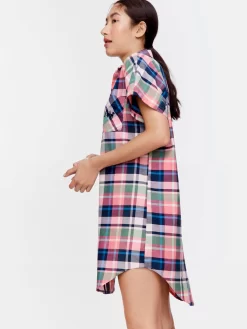 Multi Check Nightshirt 6 Multi Check Nightshirt -Pajama Shop 812279 multi back2 t scaled