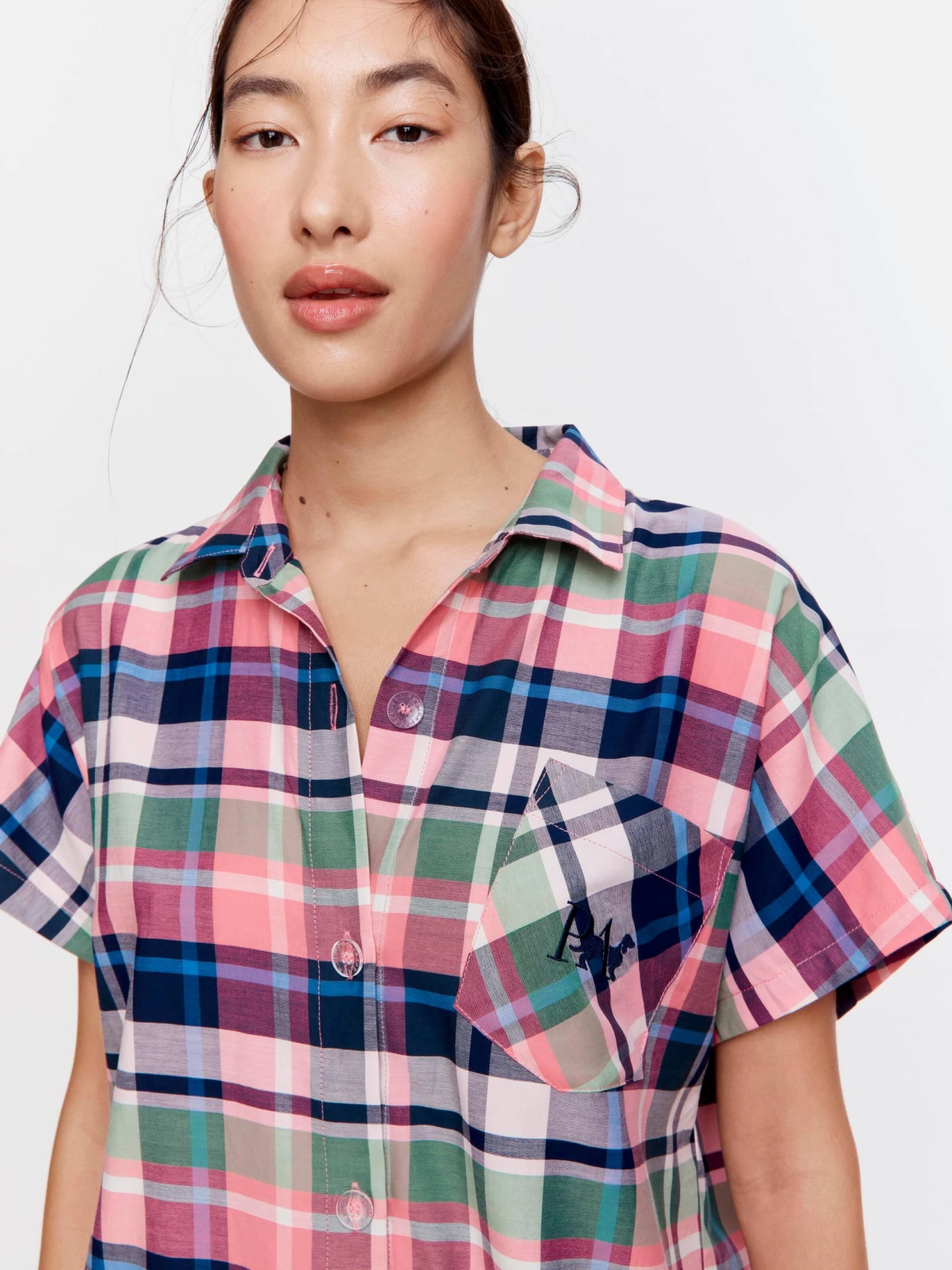 Multi Check Nightshirt 2 Multi Check Nightshirt - Image 2