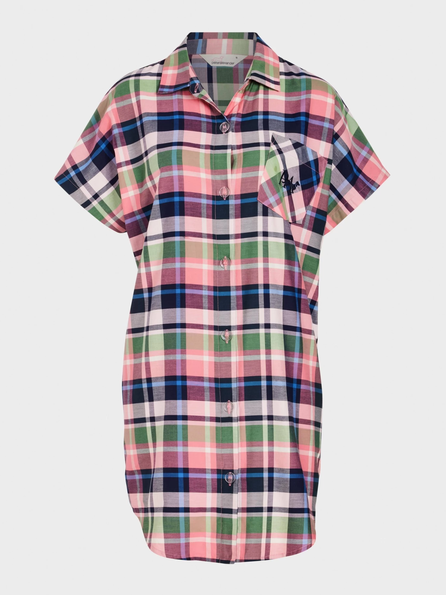 Multi Check Nightshirt 4 Multi Check Nightshirt - Image 4
