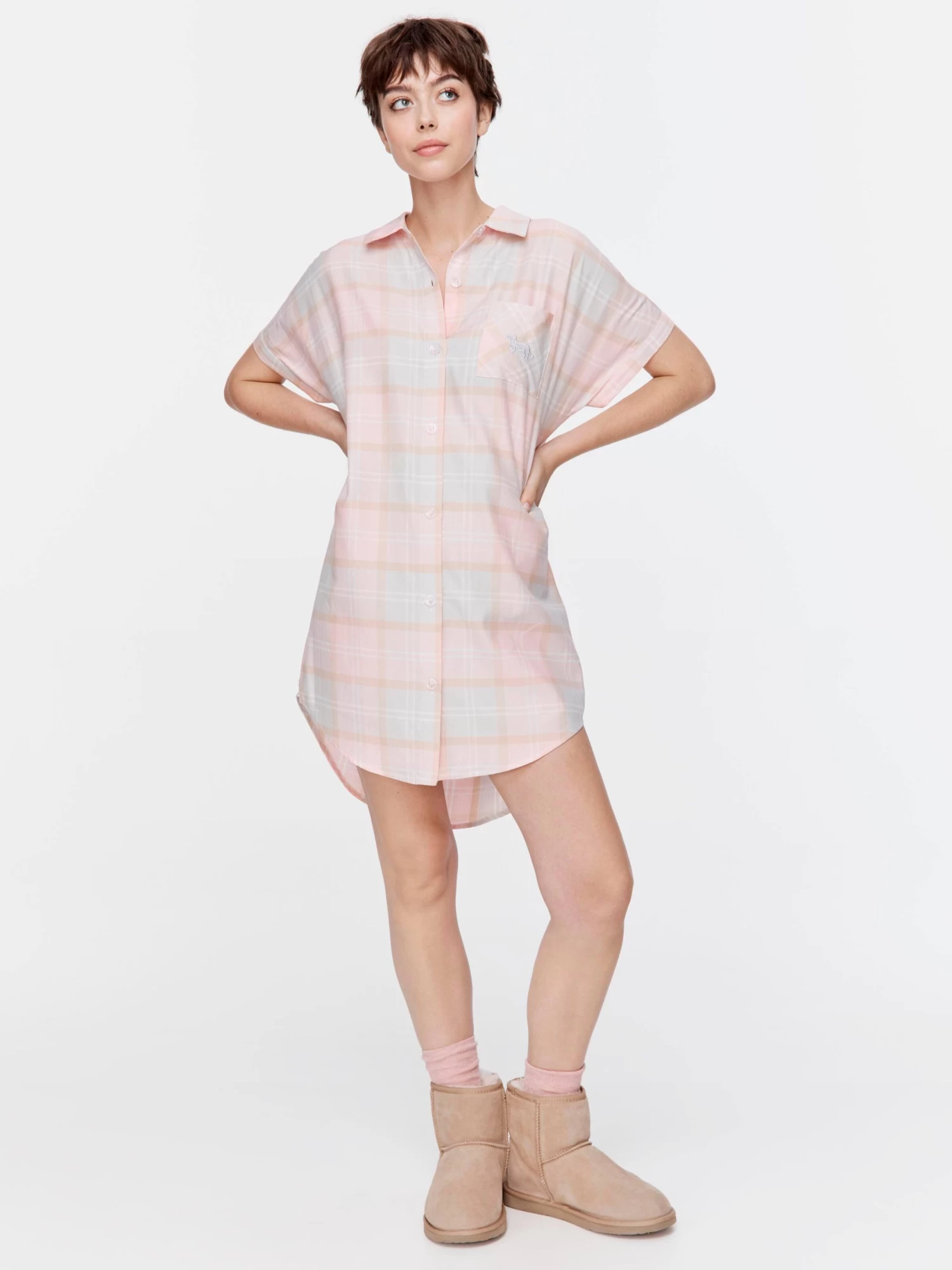 Pastel Buffalo Nightshirt 2 Pastel Buffalo Nightshirt - Image 2