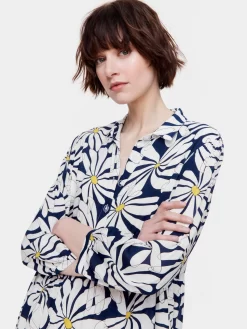 Daisy Tiered Nightie -Pajama Shop 812676 multi back2 t scaled