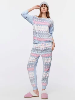 Fair Isle Cuddle Pj Pant