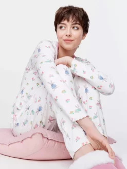 Bunny Pointelle Long Sleeve Pj Set