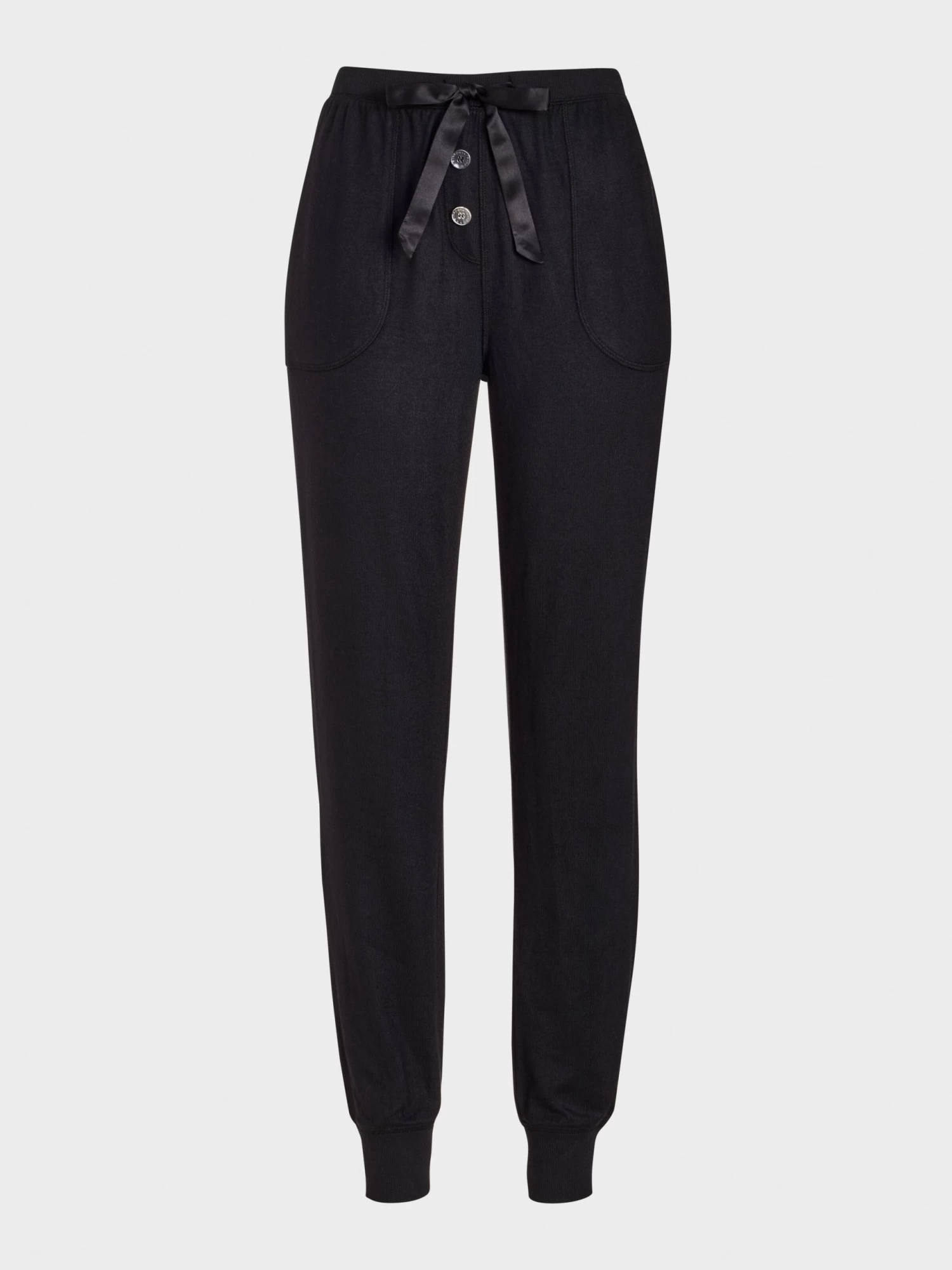 Black Plush Easy Pj Pant 4 Black Plush Easy Pj Pant - Image 4