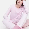 Pink Stripe Fuzzy Easy Pj Pant