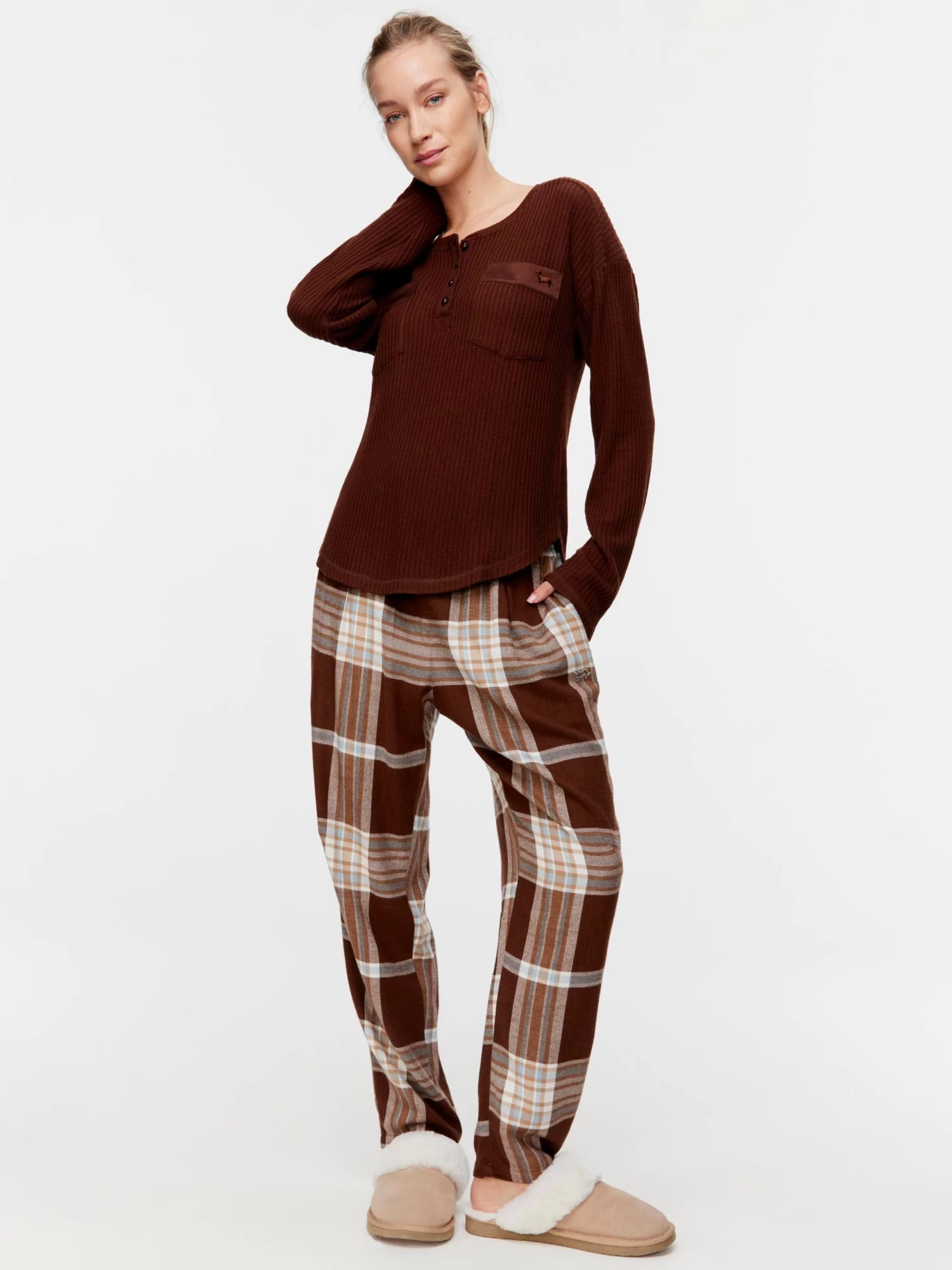 Choc Waffle Henley 3 Choc Waffle Henley - Image 3