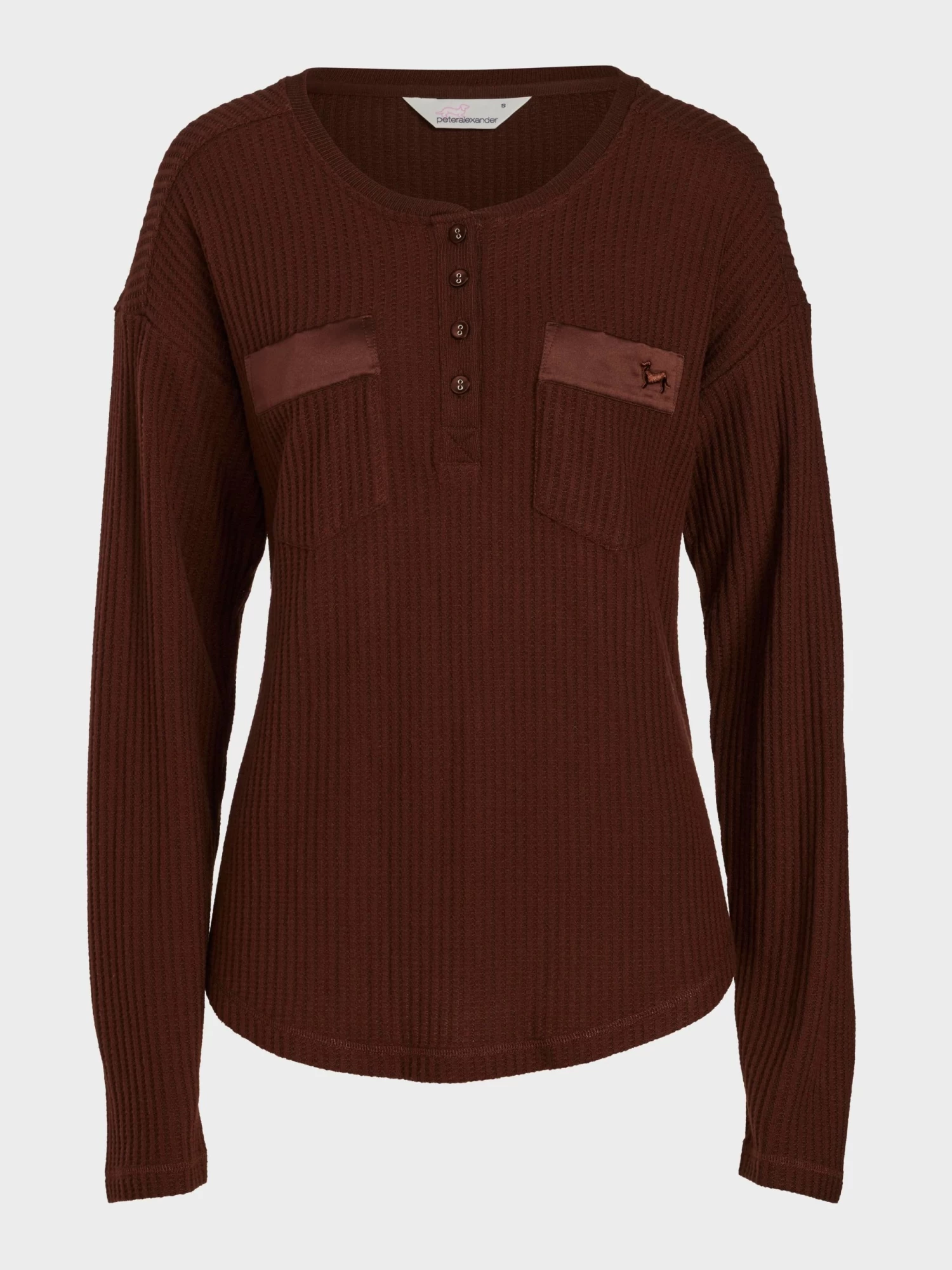 Choc Waffle Henley 4 Choc Waffle Henley - Image 4