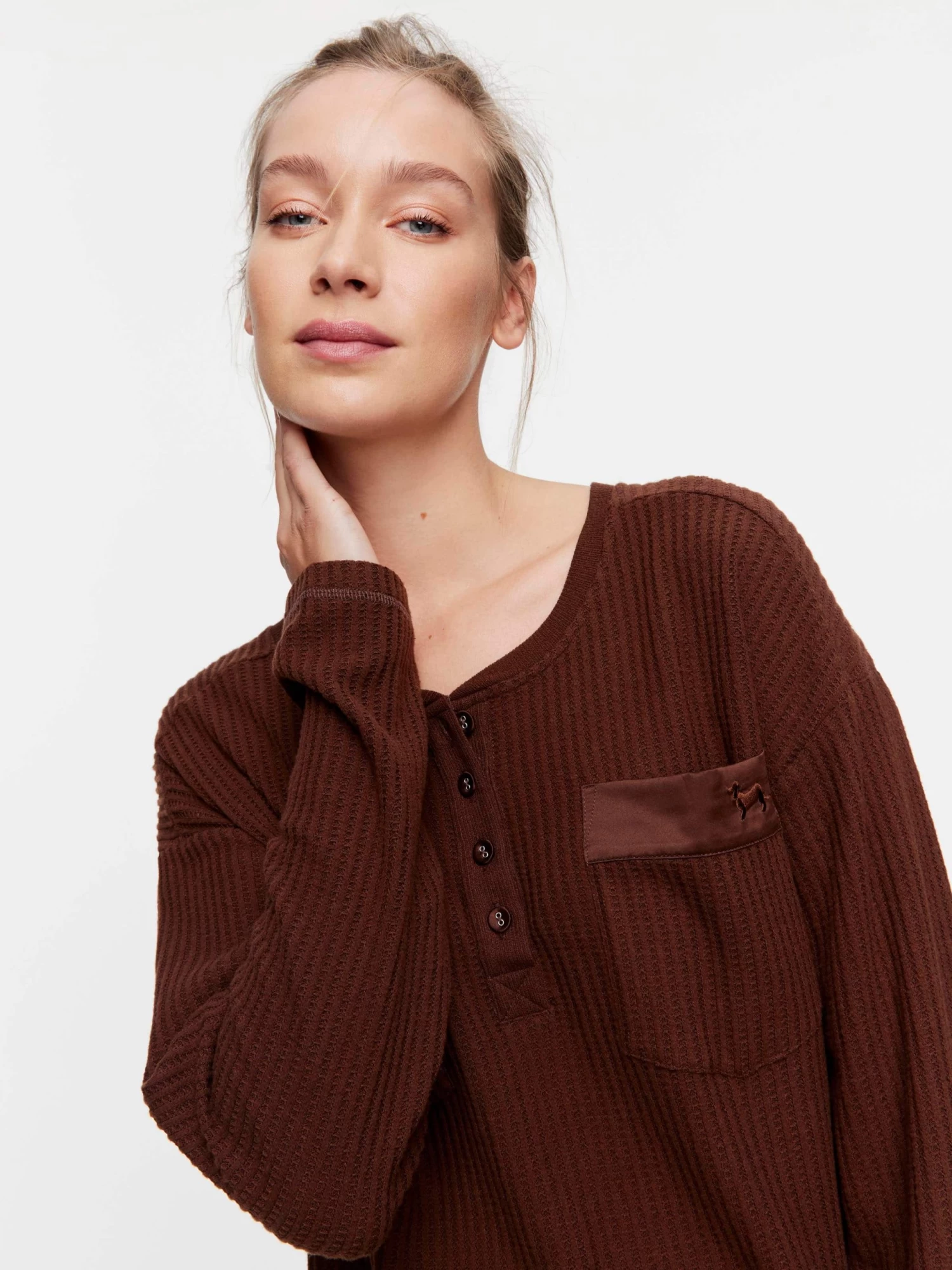 Choc Waffle Henley 1 Choc Waffle Henley