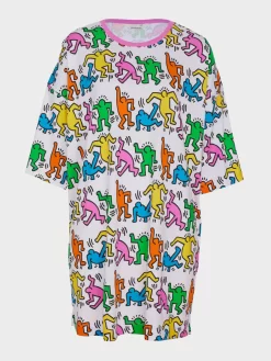 Keith Haring Sleep Tee -Pajama Shop 814144 multi maq t scaled