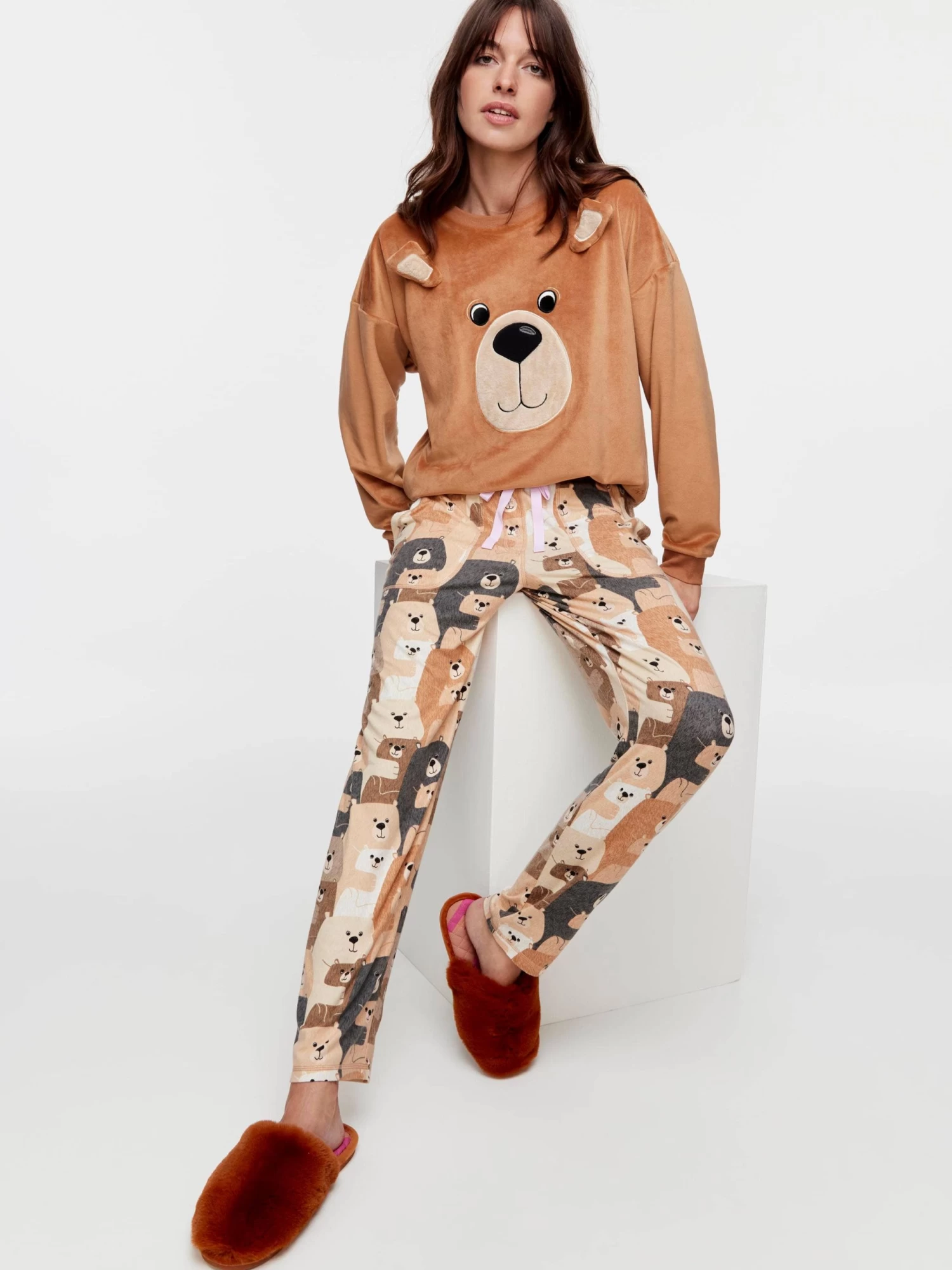 Bear Plush Pj Pant 1 Bear Plush Pj Pant