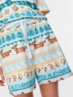 Penny Fair Isle Long Short -Pajama Shop 814438 multi back2 t scaled