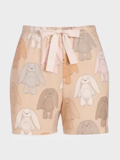 Floppy Bunny Plush Long Short -Pajama Shop 814472 multi maq t scaled