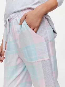 Classic Check Flannelette Legwarmer Pj Pant -Pajama Shop 814534 multi back2 t scaled