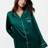 Jewel Green Satin Shirt