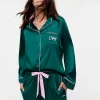 Jewel Green Satin Long Tux Short