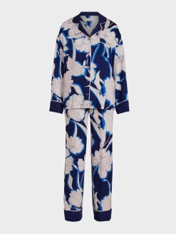 Blue Floral Pj Set 10 Blue Floral Pj Set -Pajama Shop 814556 multi maq t scaled