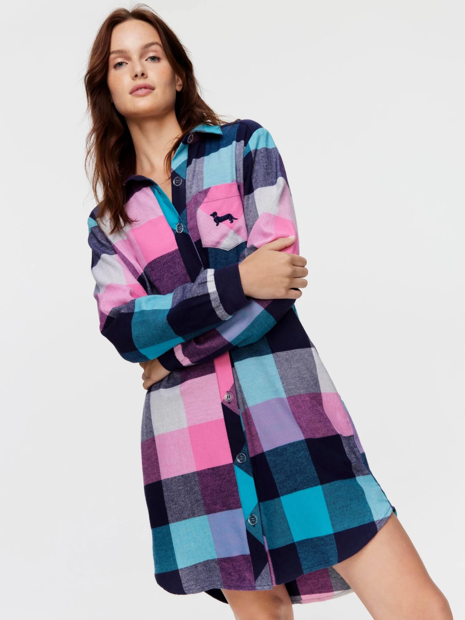 Buffalo Check Nightshirt 3 Buffalo Check Nightshirt - Image 3