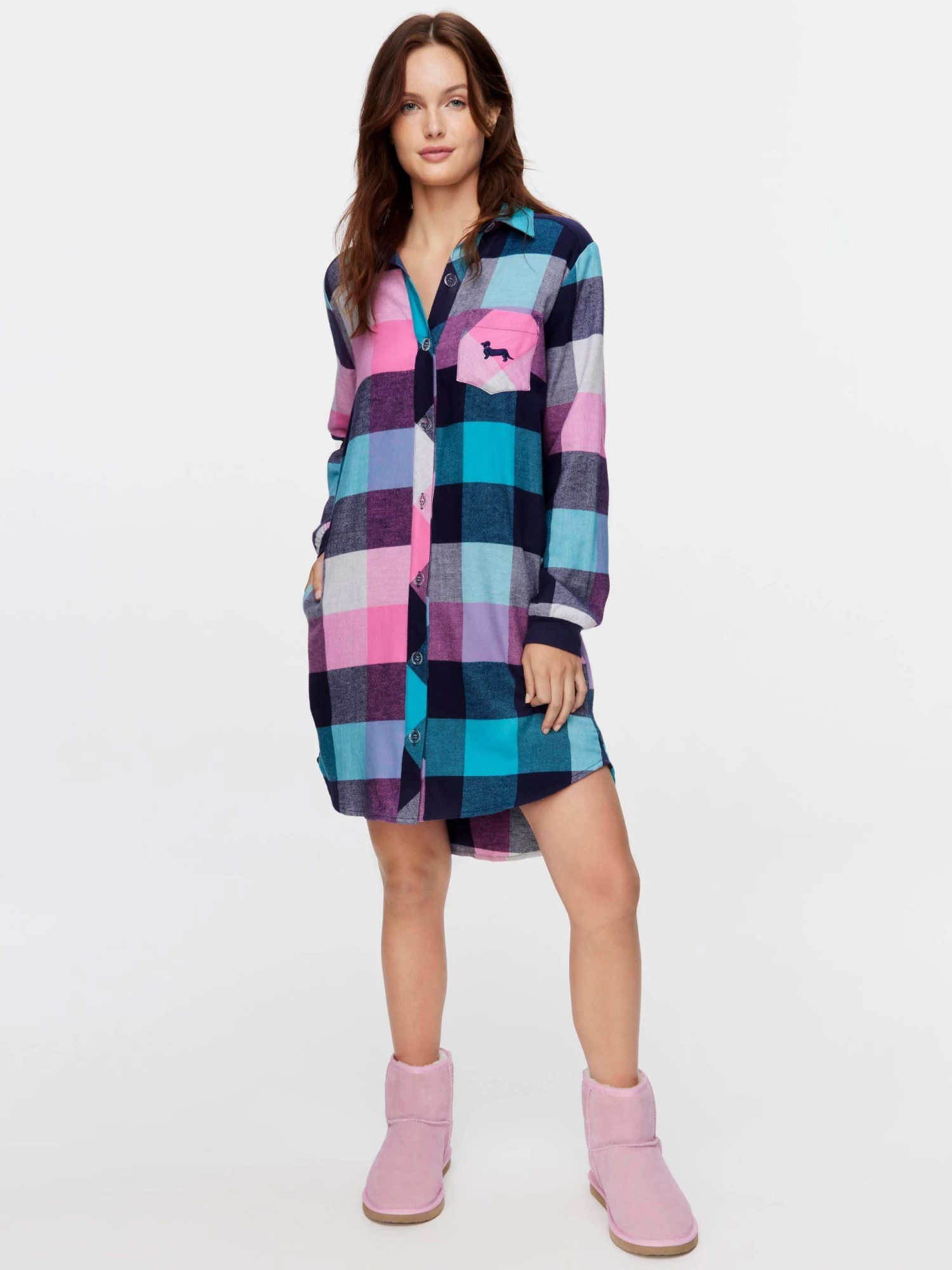 Buffalo Check Nightshirt 2 Buffalo Check Nightshirt - Image 2