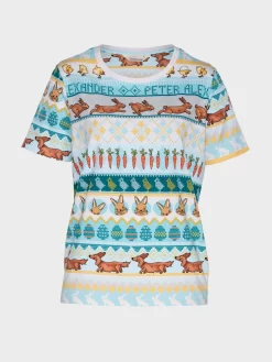 Penny Fair Isle Tee -Pajama Shop 814640 multi maq t scaled