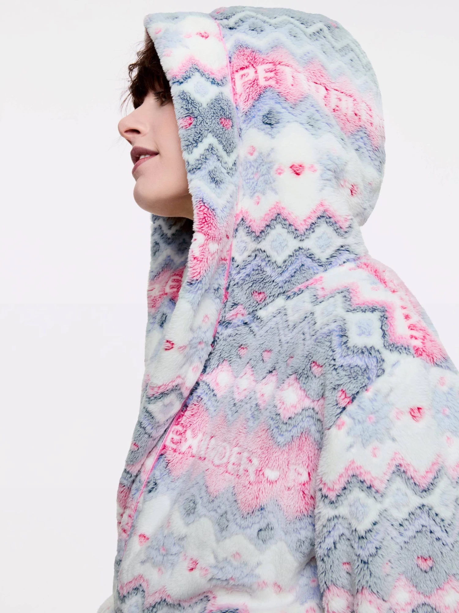 Fair Isle Hooded Gown 3 Fair Isle Hooded Gown - Image 3