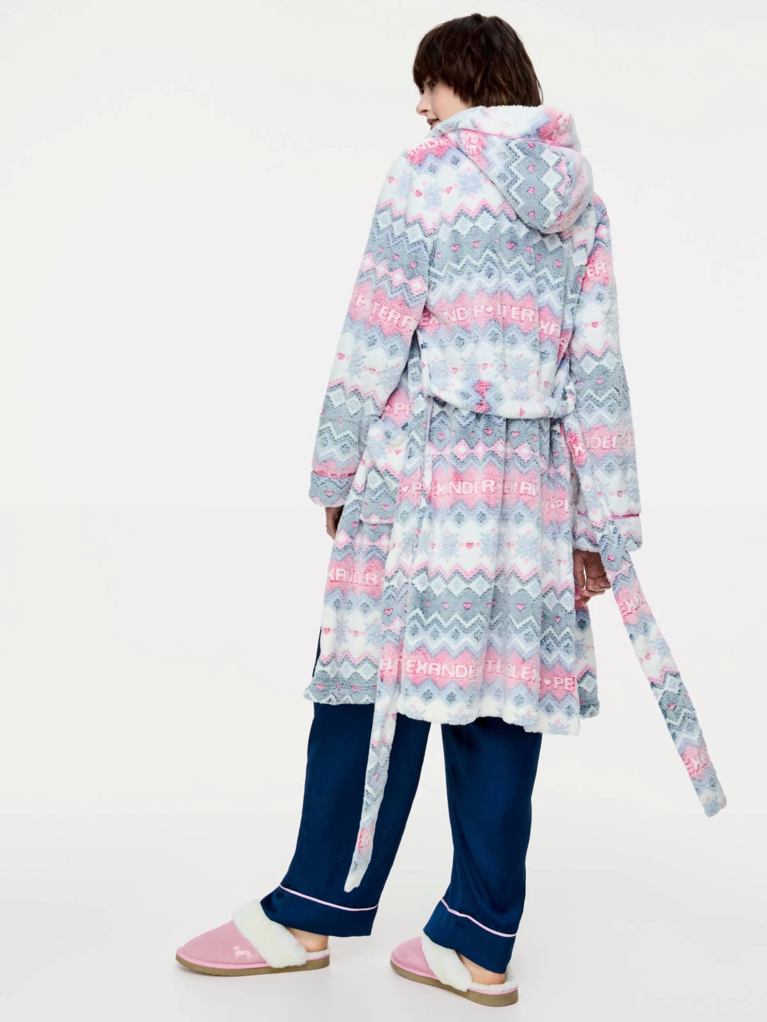 Fair Isle Hooded Gown 4 Fair Isle Hooded Gown - Image 4