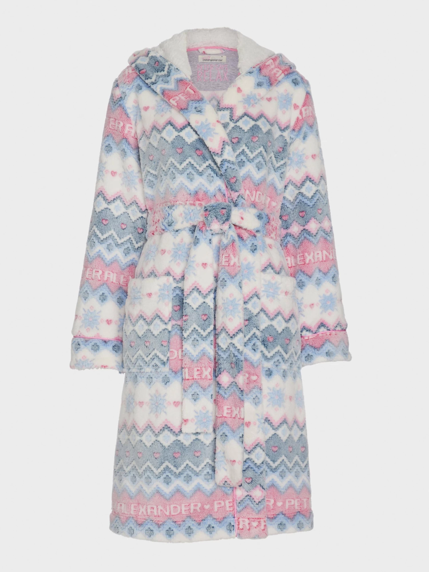 Fair Isle Hooded Gown 5 Fair Isle Hooded Gown - Image 5