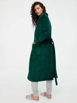 Emerald Penny Lush Gown 8 Emerald Penny Lush Gown -Pajama Shop 814705 forestgreen back2 t scaled